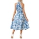thumbnail image 3 of Vestido de verano bohemio Inspire Chic para mujer, sin mangas, con cuello halter, vestido midi casual con estampado floral en azul, talla XS, 3 of 6