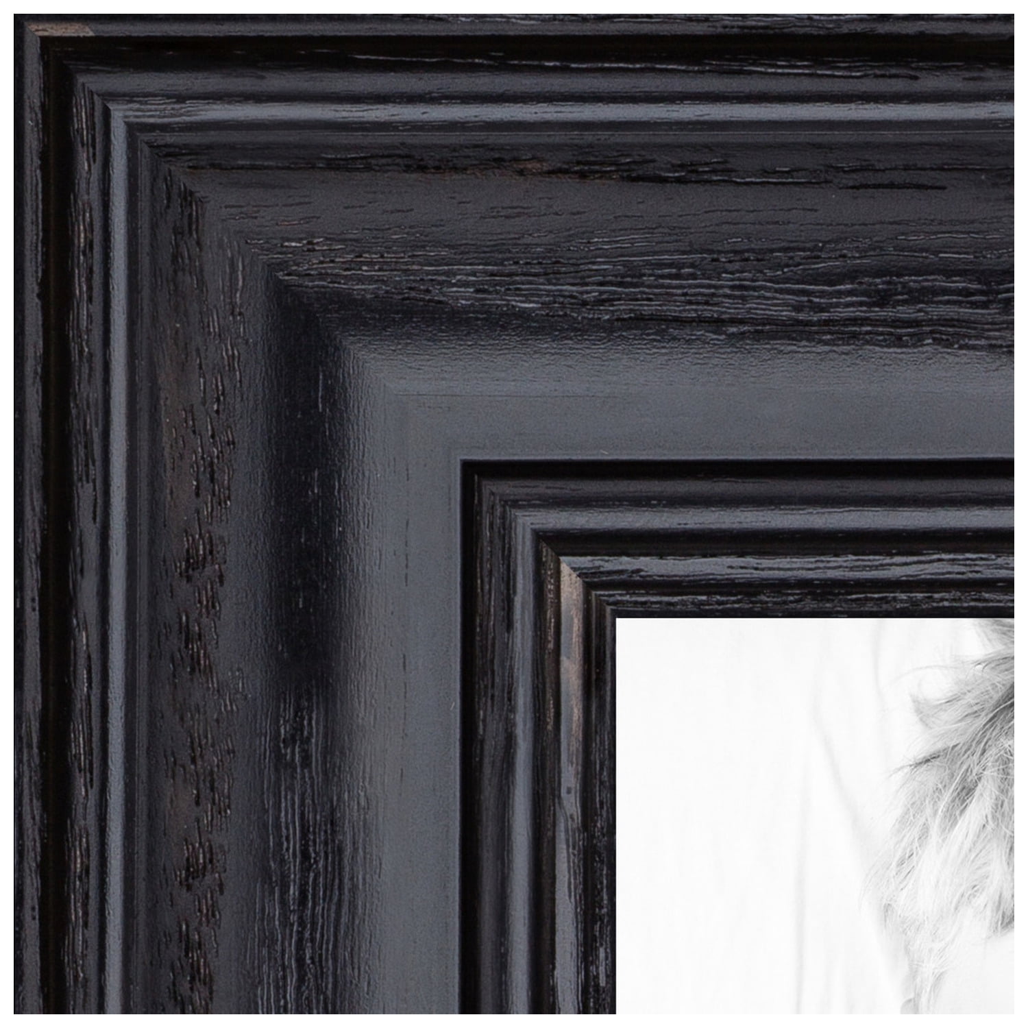 ArtToFrames 12x16 Inch Black Picture Frame, This Black Wood Poster