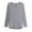 Grey, variant on Icvfdpl Men Shirts Youth Linen Solid Color Loose Clothes V Neck Long Sleeved Grey Classic Mens Tees Blouse L