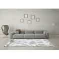 thumbnail image 3 of Ahgly Company Indoor Square Abstract Gray Modern Area Rugs, 7' Square, 3 of 4