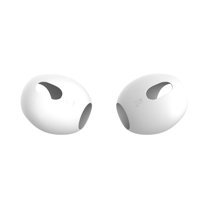 Huanledash 1 Pair Earbud Tips Comfortable Noise Insulation Ultra Thin Wireless In ear Earphone Soft Earplug Pads for 3