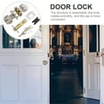 thumbnail image 5 of TALENO 3 Sets Door Lock Door Knob Interior Exterior Doorknob With Lock And Key Accessory, 5 of 6
