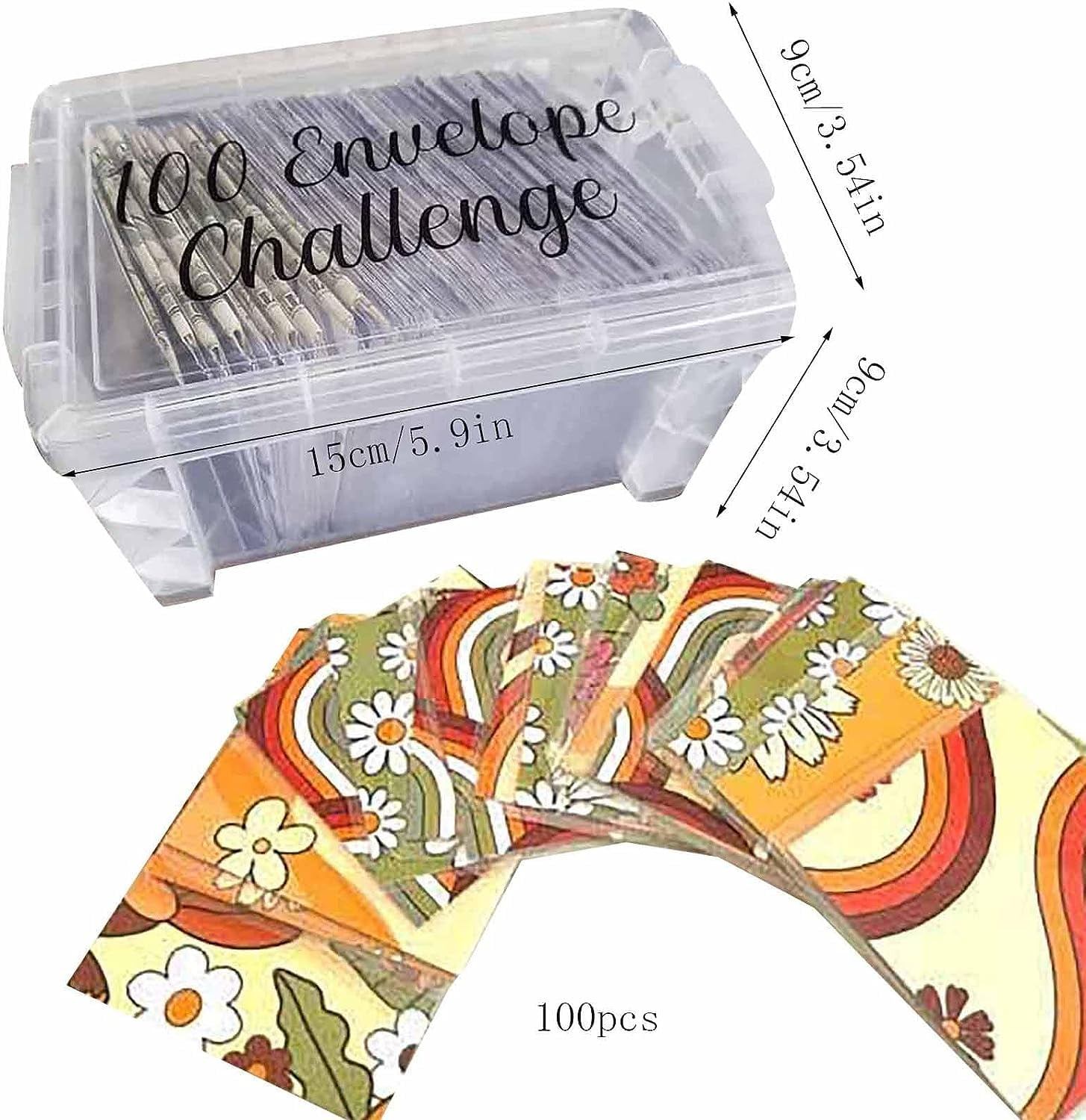 Kit challenge 100 enveloppes petit budget enveloppe zip A6 + tracker – Ma  boutique creative