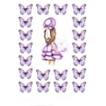 thumbnail image 5 of Decoración para tarta de cumpleaños de niña con forma de mariposa en la espalda, tarta de eBay, tarjeta de inserción para tarta enchufable para el Día de la Madre, 5 of 5