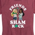 thumbnail image 3 of Barbie - St. Patrick's Day Friends Sham Rock - Women's Short Sleeve Graphic T-Shirt, 3 of 5