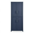 thumbnail image 6 of Crosley Furniture Savannah Traditional Wood Kitchen Storage Pantry in Navy, 6 of 16