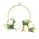 thumbnail image 2 of Corona colgante, aro floral, anillo de metal, corona floral, aro floral, materiales de la mejor calidad, 2 of 12