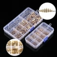 thumbnail image 2 of M2 M3 del PCB separadores espaciador Columna Columna Brass Hex Mujer Hombre Standoff tornillo tuerca Surtido Kit W / Caja, 2 of 6