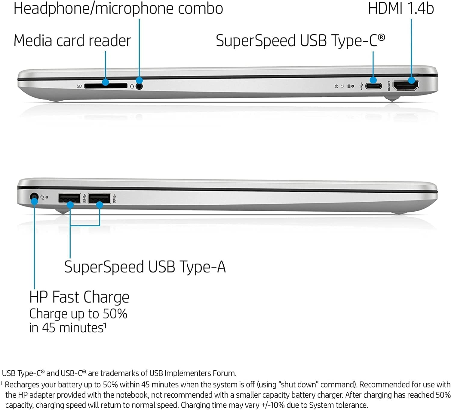 HP 15.6 Inch Touch Computer, Core i3-1115G4, Windows 11 Pro