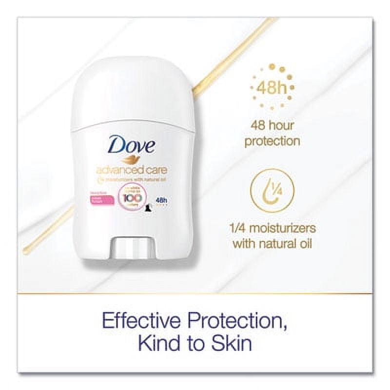 Dove Invisible Solid Antiperspirant Deodorant Floral Scent 0.5 oz 36/Carton 66801CT
