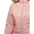thumbnail image 6 of Ma Croix Women's Lightweight Puffer Jacket with Detachable Fur Hood, 6 of 7