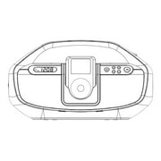 Sylvania iMode SIP1005B - Speaker dock - for portable use - blue - for Apple iPod (3G, 4G, 5G); iPod mini