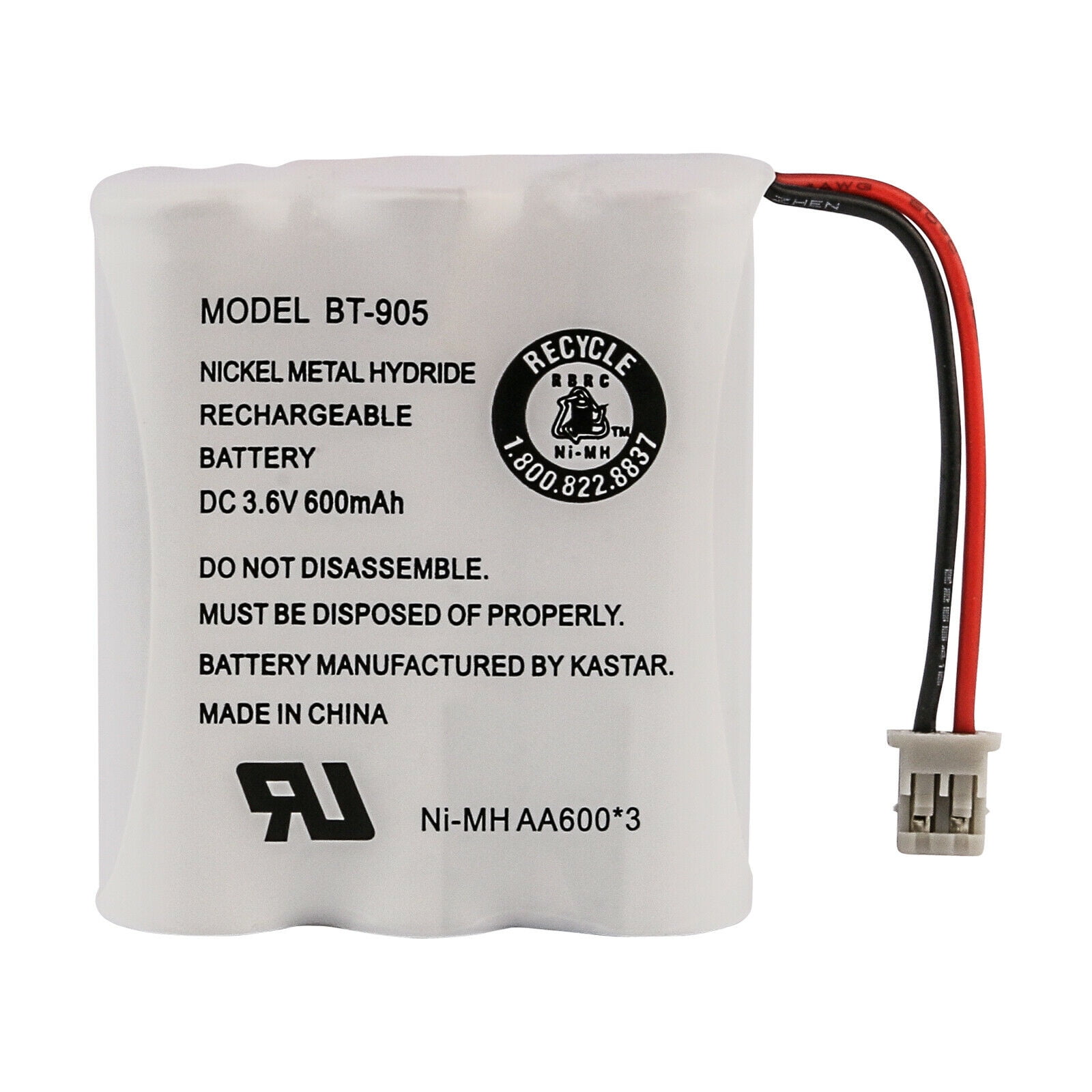 Kastar 1Pack Battery Replacement for Uniden BT905 BT905 BP905 BP905 BT1006 BT800 BT800 BP