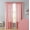 Blush Pink, variant on THD Herringbone Lace Thick Semi Sheer Premium Grommet Top Window Curtain Panels  - Pair