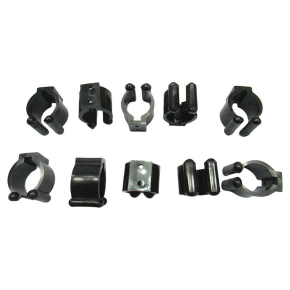 Clips para tacos de billar, 10 piezas, Clip de exposición, Clips de almacenamiento para caña de pescar Largo Cola clips de taco de billar