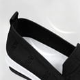 thumbnail image 5 of Abomasnow Womens Cloth Knit Slip‑On Breathable Walking Sneaker Shoes Casual Workout Running Going Out Shoes, 5 of 9