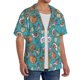 thumbnail image 2 of Balery Cute Conch Camisa Casual de Manga Corta con Botones para Hombre, Texturizada, Estilo Cubano, para Playa, Verano-XX-Large, 2 of 5