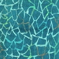 thumbnail image 1 of Ahgly Company Indoor Square Abstract Turquoise Blue Modern Area Rugs, 7' Square, 1 of 4