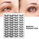 thumbnail image 5 of 20 pares de pesta?as postizas 6D, pesta?as de engrosamiento natural Pesta?as de extensión reutilizables suaves, con producción manual, 5 tipos diferentes disponibles, para bell Pestañas Bordadas Fugacal  NO, 5 of 7