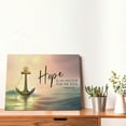thumbnail image 6 of Christian Anchor Wall Art Nautical Anchor Pictures Wall Decor Scripture Bible Verses Canvas Artwork Painting Beach Theme Ocean Framed Poster Print for Home Living room Bedroom Bathroom Office 12"X16", 6 of 6