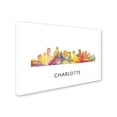 thumbnail image 2 of Trademark Fine Art 'Charlotte NC Skyline WB-1' Canvas Art by Marlene Watson, 2 of 3