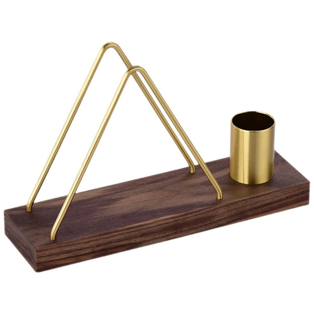 Porte-serviettes de Bureau sur Pied pour Papier et Mouchoirs avec Porte-Cure-Dents pour Bar