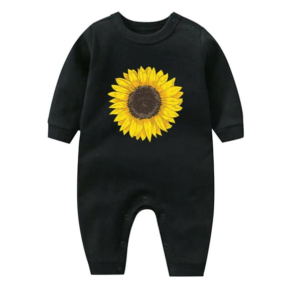 Generic Infant Holiday Long Sleeve Bodysuits Long Sleeve Santa Claus Rompers For Toddlers Boys And Girls Cartoon Print Long Sleeved Crawl Clothes 1 To 2 Years Old Baby Winter Baby Pajama Set