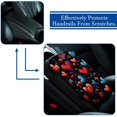 thumbnail image 5 of Hearts Battle Soft, Comfortable 12.5x8.2 Inch Furry Printed Armrest Pad Cover - Armrest Accessory for Car, 5 of 6