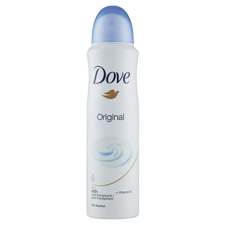 Dove Original AntiPers pirant Deod orant Sp ray 150ml 24-48 Hr Protection (Pack 1)