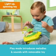 Bright Starts Wanderlights 2-in-1 Baby Walker for Infants, Blue, Green