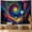 D, variant on HUANGLE Tapestry Wall Hanging, Rainbow Galaxy Surreal Cosmic Landscape Tapestry, High-Quality Polyester Large Wall Tapestry For Living Room And Bedroom, 60x40Inch