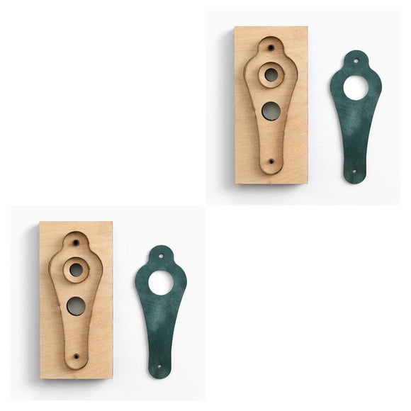 Yuarrent Leather Die Cut Steel Tools Mould Template DIY 2piezas tipo 3