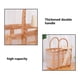 thumbnail image 5 of Organizadores y almacenamiento de armario, bolsa de playa tejida de plástico transparente, elegante cesta para verduras, bolsa de regalo de agradecimiento para maestros con flores, bolsa de mano con c, 5 of 8