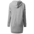thumbnail image 3 of MixMatchy Women's Casual Oversized Long Sleeve Fleece Hoodie Sweatshirts Loose Hooded Pullover Tunic (S~3X), 3 of 5