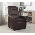 thumbnail image 2 of ViscoLogic Ravive le Pliage du Faux Cuir de Jeu Inclinable Manuel Chaise de Salon Canapé Fauteuil Inclinable (Brun), 2 of 3