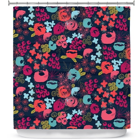 Shower Curtains 70 x 84 from DiaNoche Designs by Metka Hiti - Island Floral