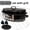 black, variant on 16 Inch Roasting Pan with Lid-Covered Oval Roaster-Enamel Carbon Steel Roaster Pot-Excellent Heat Distribution and Non-sticky-for Turkey Chicken Meat & Vegetables-Birthday and Holiday gifts,red