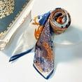 thumbnail image 7 of CHUNTIAN 100% Pure Mulberry Silk Square Scarf 27"x27" Women Neckerchief Headscarf Gift Packed, 7 of 7
