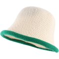 thumbnail image 4 of CoCopeaunts Dome Bucket Hat Women Matching Knitting Hats Warm Roll-up Brim Outdoor Fisherman Cap Shade Keep Warm, 4 of 8