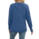 thumbnail image 5 of Blusa,Top de mezcla de lino para mujer, manga corta, cuello redondo, jersey informal de color liso, tejido suave y cómodo, versátil para uso diario, sopatenor, 5 of 8