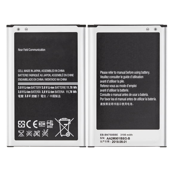 Replacement Replacement Battery Compatible For Samsung Galaxy Note 3 Neo (EB-BN750BBE)