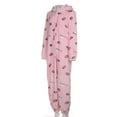 thumbnail image 3 of Solid Color Parent-Child Suit, Long Sleeve Family Pajamas Set, Round Neck Zipper Hoodie, 3 of 6