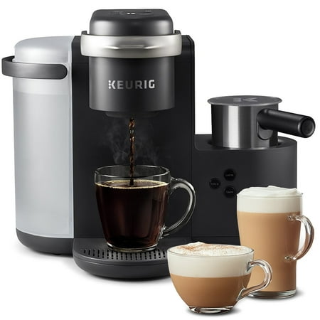 Keurig K-Cafe Single Serve K-Cup Coffee, Latte and Cappuccino Maker, Charcoal
