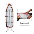 thumbnail image 4 of HELLHERO Ironing Board Cover Easy to Install Hook and Loop Elastic Edge Iron Board Cover Replacement Polyester Fiber Fabric for Women, Santa Claus Pattern, 4 of 5