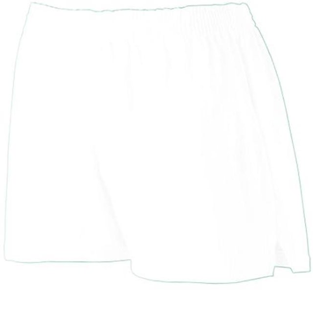 988A Girls Trim Fit Jersey Short, White, Small
