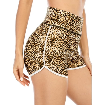 FANNYC Women s High Waist Yoga Shorts Sexy Fashion Sports Shorts Gym Workout Hot Pants Mini Biker Shorts Stretch Belt Running Shorts