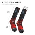thumbnail image 2 of Lsque Halloween Vampire Party Pattern Sport Compression Socks for Men & Women 15-20 mmHg Knee High Nurse Pregnant Running Medical and Travel Athletic, 2 of 6