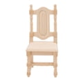 thumbnail image 3 of Miniature Chair Model, Lightweight 1:12 Dollhouse Armless Chair Glossy   For Kids, 3 of 8