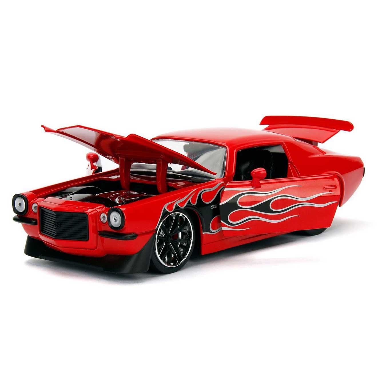 Bigtime Muscle Series 1:24 Scale Black 1971 Chevy Camaro Diecast