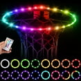 thumbnail image 1 of LED Colorful Basketball Hoop Light, RGB and White Basketball Rim LED Strip Light, Waterproof Outdoor Strip Light for Basketball Rim at Night, 1 of 6